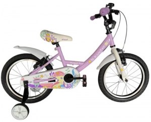 Παιδικό ποδήλατο 14" Style Mermaid V-Brake - Purple "n" White